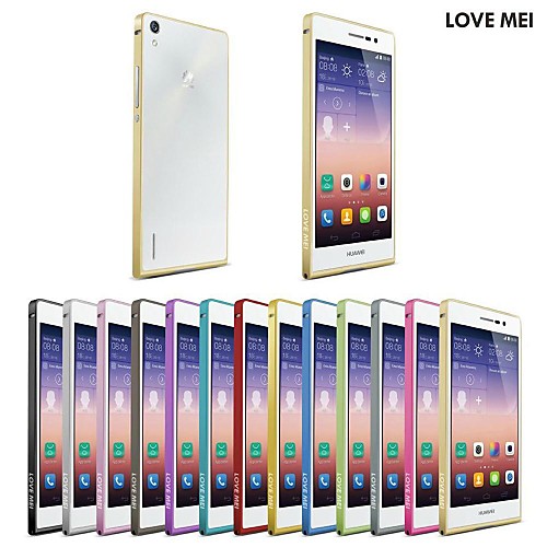 Love Mei Ultrathin Alloy Bumper Curved Edge Metal Case Cover for HUAWEI P7(Assorted Colors)