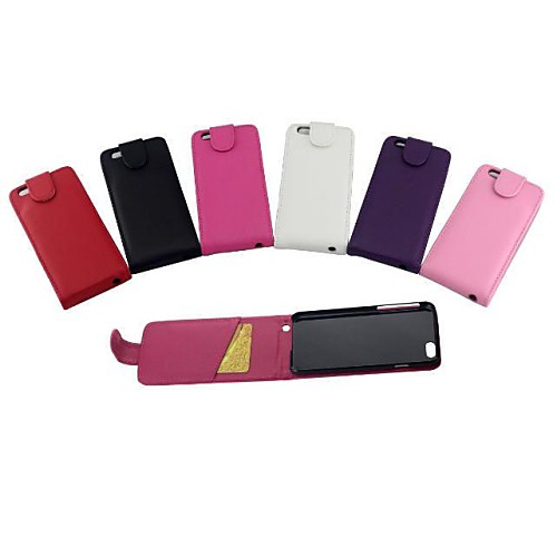 Защитная искусственная кожа магнитное вертикальное флип крышки случая раковины защитником для IPhone 6g (разные цвета)