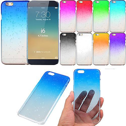 3D Raindrop Waterdrop Pattern PC Back Case for iPhone 6 (Assorted Color)