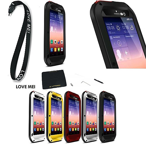 Love Mei Waterproof Shockproof Aluminum Gorilla Metal Case for Huawei P7(Assorted Color)