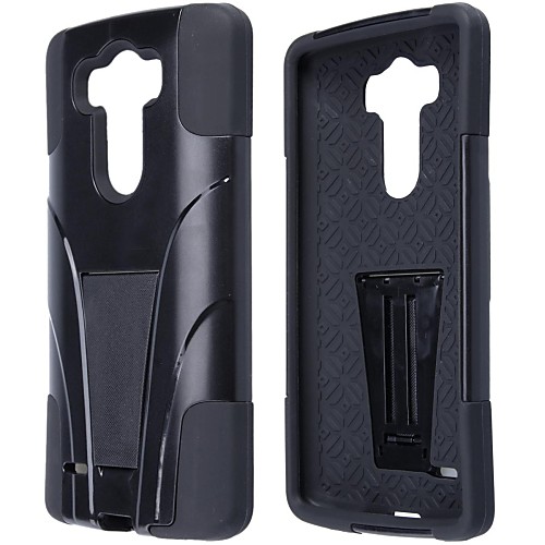 Hybrid 2 in 1 Protective Plastic Hard Case with Stand for LG G3