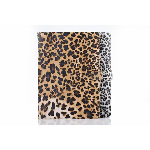 HHMM Leopard Grain PU with Stand Auto Sleep/Wake Up for iPad Air 2/iPad 6 (Assorted Colors)