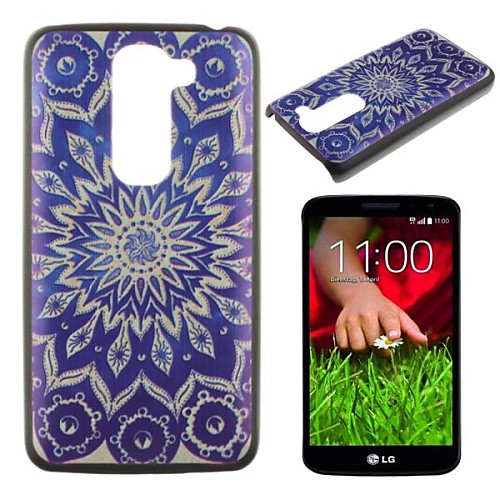 Blue Sun Flowers Pattern PC Hard Case for LG G2 mini