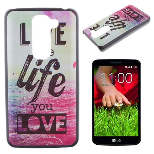 Live and Life of Sea Pattern PC Hard Case for LG G2 mini