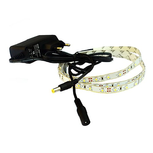 jiawen 1м 4w 60x3528smd 6000-6500k белый светодиодные ленты  1a питания (AC 110-240)