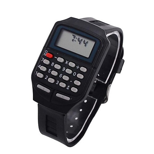 Men's Casual  Electronic Digital Silicone Computor Watch