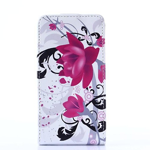 Purple Flower Pattern Full Body Case for  LG Optimus L5 II/E460