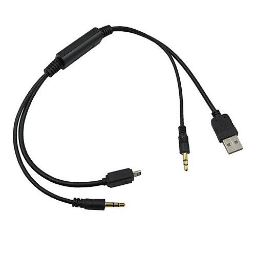 USB AUX в 8-контактном Apple Iphone 5/5 сек / 6 плюс Ipad мини связи взимают аудиокабель для бмв&Mini Cooper бесплатная доставка