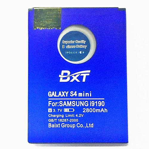 BXT 2800mah b500be b500ae аккумулятор для Samsung Galaxy S4 с 4 IV мини i9190 i9192 i9195 i9198 батареи