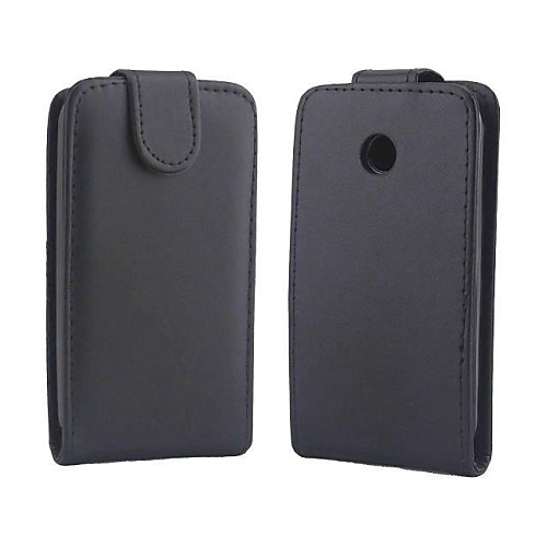 Solid Color Pattern Open Up and Down PU Leather Full Body Case for Motorola Moto E/XT1021/XT1022