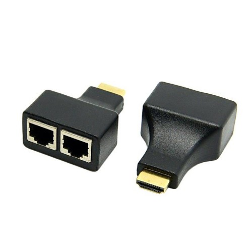 HDMI над 30m rj45 cat5e UTP категории 6 LAN Ethernet балун удлинитель HD 1080p 3D HDTV бесплатной доставкой