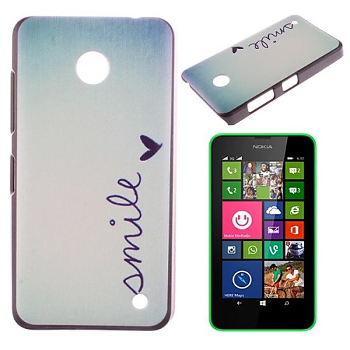 Smile Pattern PC Hard Case for Nokia Lumia N630