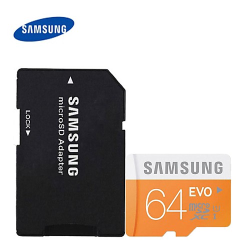 Samsung класса 64gb 10 MicroSDHC карт памяти TF UHS-1 с адаптером SD Card