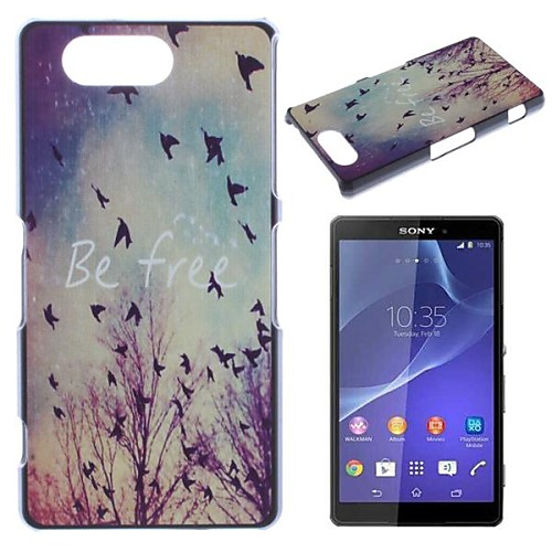 Fly Freely Pattern PC Hard Case for Sony Xperia Z3 mini D5803 M55w