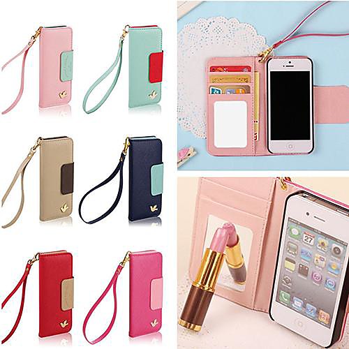 DSD Colorful Little Bird PU Leather Full Body Case with Strap for iPhone 6(Assorted Colors)