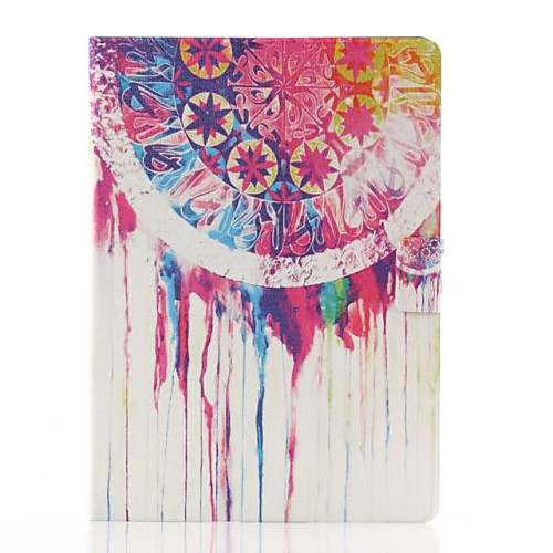 Colorful Ink Pattern PU Leather Full Body Case with Stand for Samsung Tab4 10.1 T530