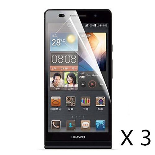 High Definition Screen Protector for Huawei P6 (3 pcs)