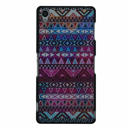 Colorful Folk Style Pattern PC Hard Back Cover Case for Sony Xperia Z3