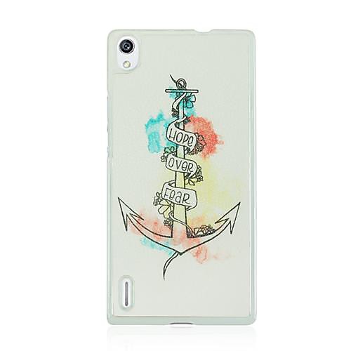 Anchor Pattern Hard Case for Huawei Ascend P7