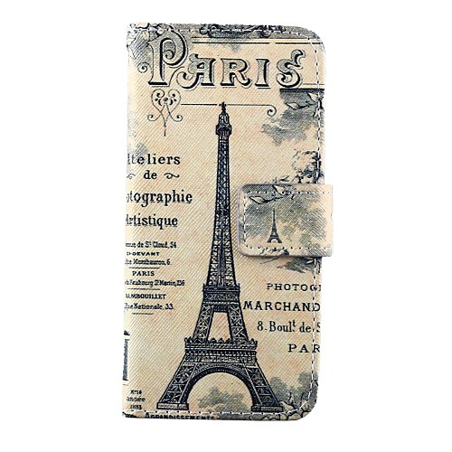 Retro Tower Pattern PU Leather Full Body Case for iPhone 6