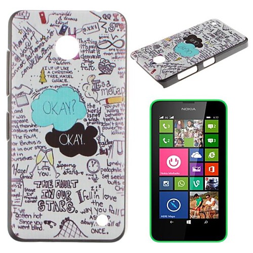 The Fault In Our Stars Pattern PC Hard Case for Nokia Lumia N630