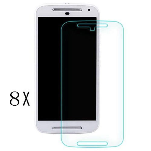 [8-Pack]Professional High Transparency LCD Crystal Clear Screen Protector for MOTO G2 Moto G(2nd Generation)