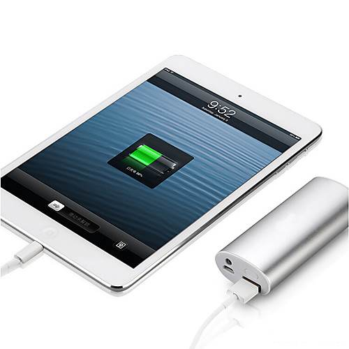Алюминиевый, внешний аккумулятор для IPhone 6/5 / 5S Samsung S4 / 5 HTC LG, 6000mAh от MiniInTheBox.com INT Алюминиевый, внешний аккумулятор для IPhone 6/5 / 5S Samsung S4 / 5 HTC LG, 6000mAh от MiniInTheBox.com INT
