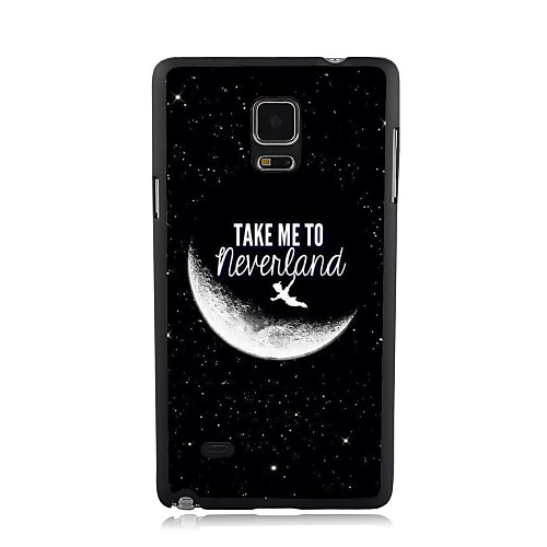 elonbo взять меня в Neverland пластиковую крышку жесткого задняя крышка для Samsung Galaxy Note 4