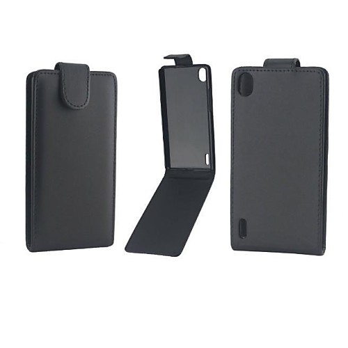 Protective PU Leather Magnetic Vertical Flip Case Cover Shell Protector for Huawei Ascend P7