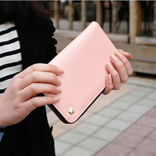 PU Multi Wallet Purse for iPhone And Samsung (Assorted Color)