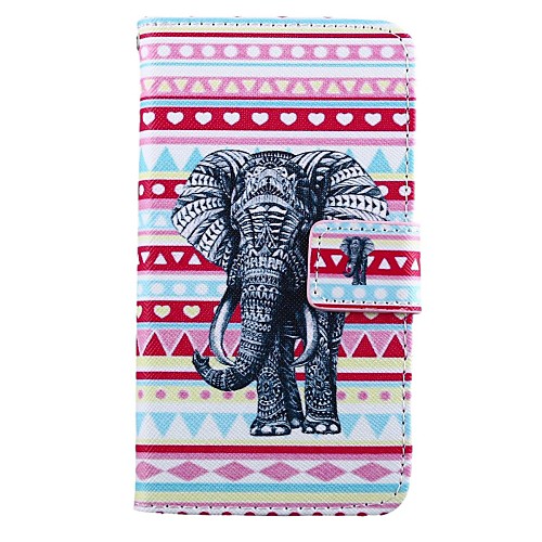 Elephant Pattern PU Leather Full Body Case for LG G2