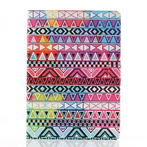 Colorful Stripe Pattern PU Leather Full Body Case with Stand for Samsung Tab4 10.1 T530