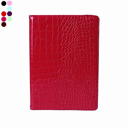 360 Degree Rotatable Crocodile Grain  Full Body Case for iPad Air 2 (Assorted Colors)