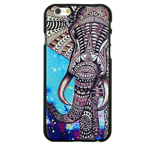 Elephant And Galaxy Pattern PC Hard Back Cover Case for iPhone 6