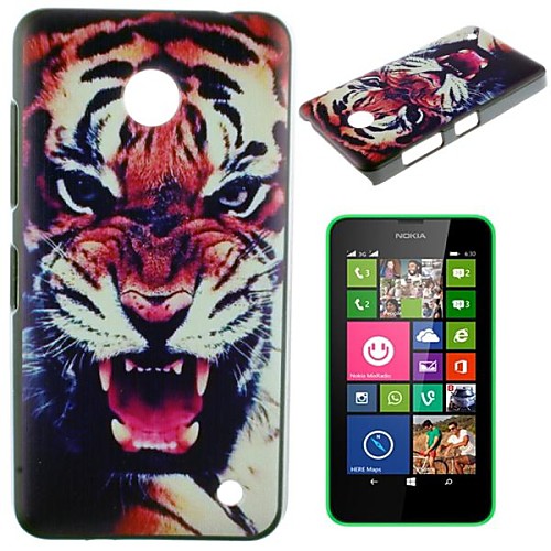 Fierce Tiger Pattern PC Hard Case for Nokia Lumia N630