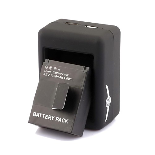 SMJ Smart Fast Dual-Charging Charger 301 Batteries Travelling Set for Gopro Hero3/3