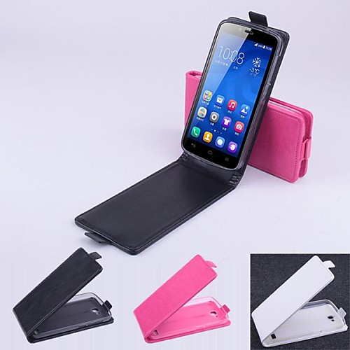 Hot Sale 100% PU Leather Flip Leather Up and Down Case for Huawei Honor 3C Hol-T00/Hol-U10(Assorted Colors)