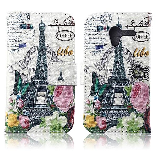 Rose Flower Pattern PU Leather Full Body Cover with Card Slot for Motorola MOTO X