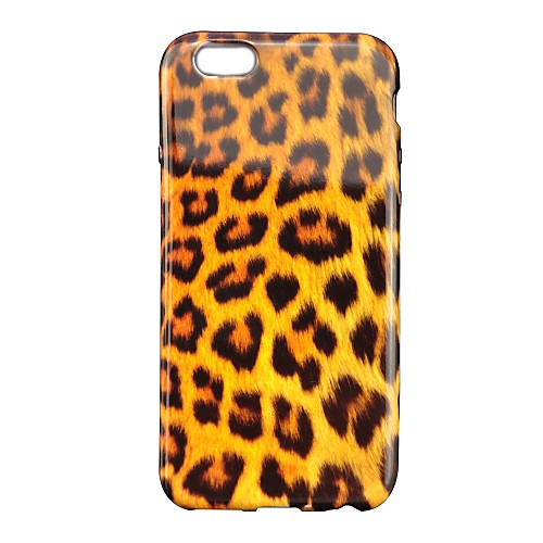 Ultra thin Leopard Water Paste Silica Gel Soft Case for iPhone 6 (Assorted Colors)