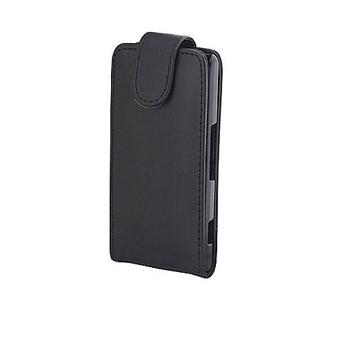 Solid Color Pattern Open Up and Down PU Leather Full Body Case for Sony Xperia M/C1905/C1904