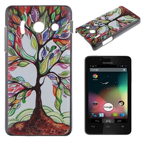 Colorful Tree of Life Pattern PC Hard Case for Huawei Y300