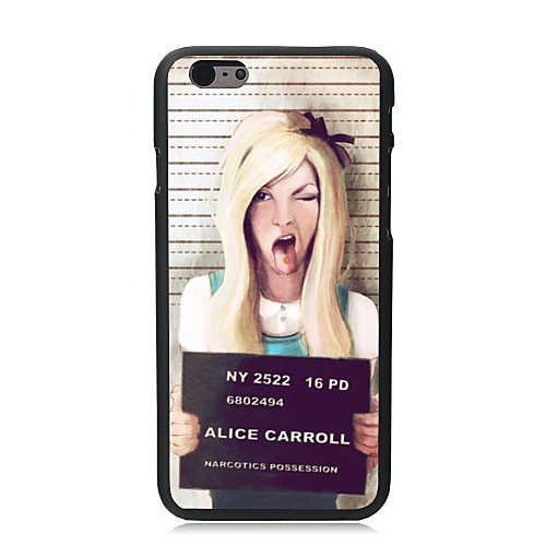 Elonbo Alice Carroll Plastic Hard Back Cover for iPhone 6