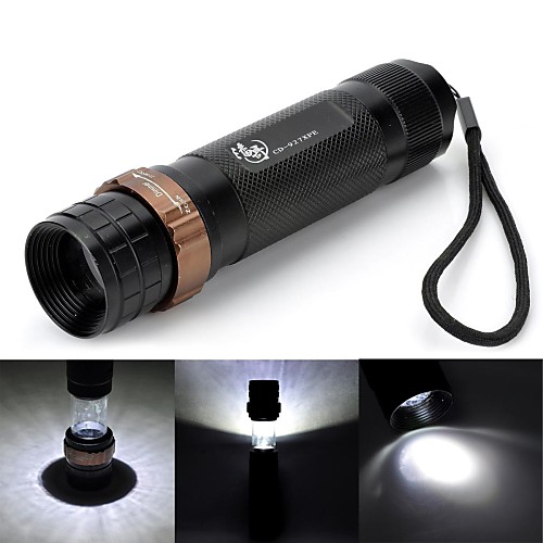 Pange Multifunction Cree T6 700LM 3-Modes Rotate Zoomable Cool White LED Flashlight (1 x 18650)