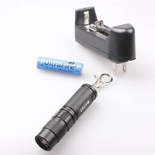 LT-5201 3-Mode  1xCree XM-L T6  LED Flashlight (700Lm,1x18650,Black)