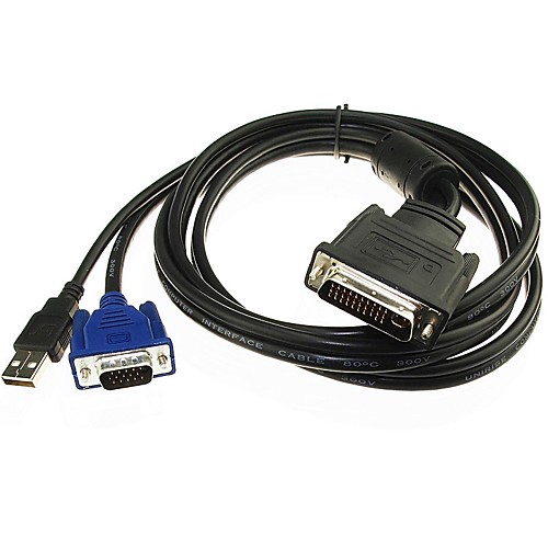 DVI m1-да (30  5) USB / VGA кабелем для проектора