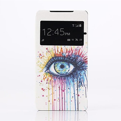 Big Eyes Skylight Design Leather Full Body Case for Sony Xperia Z2 D6503