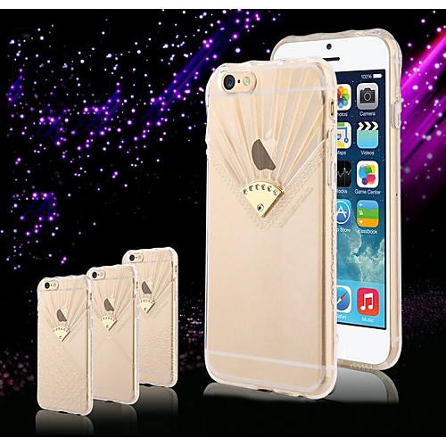 3D Diamond Effect Soft Back Case for iPhone 6