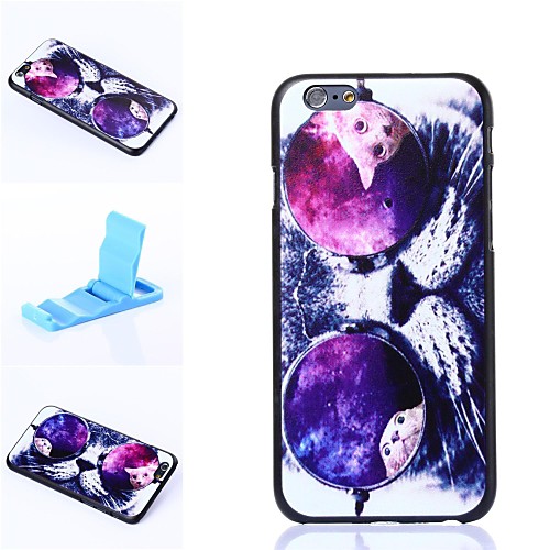 Attrative Eye Shadow Feather Pattern Plastic Hard Cover for iPhone 6