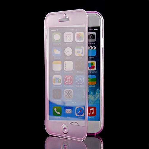 Solid Color TPU Soft Full Body Case for iPhone 6 (Assorteed Color)