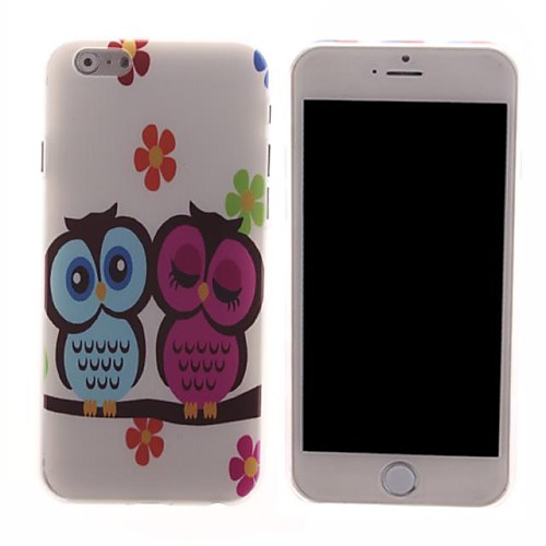 A Pair of the Owl Design PC Hard Case for iPhone 6